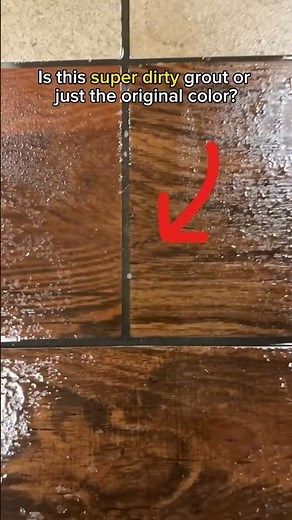 Is this grout super dirty?