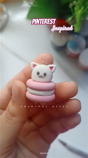 pinterest inspired clay charm | handmade clay charm #clay ‪@craftful_attic‬ ♦️Dm For Order