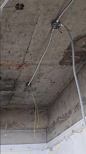 Lighting Installation Using Flexible Conduit #Flexible #RemodelingElectricalWorks #SungeuiScience...