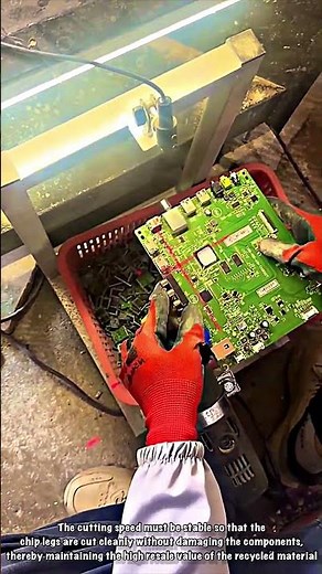 Chip Component Separation Technique in Electronic Waste