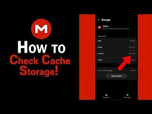 How To Check Cache Storage of Mega [NEW]