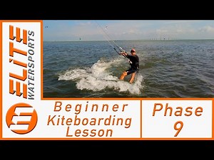 Beginner Kiteboarding Lesson- Phase 9 "Controlled Stops"