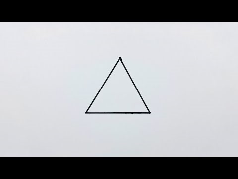How to draw perfect Triangle 