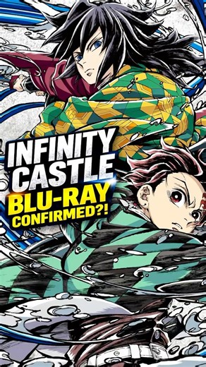 Demon Slayer Infinity Castle Blu-ray Release CONFIRMED 🔥 #demonslayer #infinitycastle #shorts