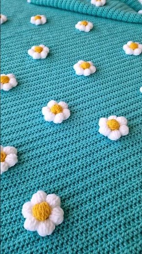 Super Simple Crochet Blanket for Beginners! 🌸