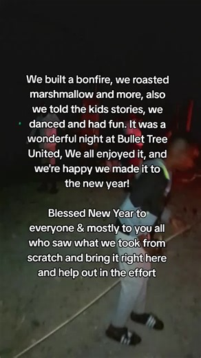 Bonfire At Bullet Tree United Community School With The Kids @Sash @Thelma Porter @Melissa Hutchinson