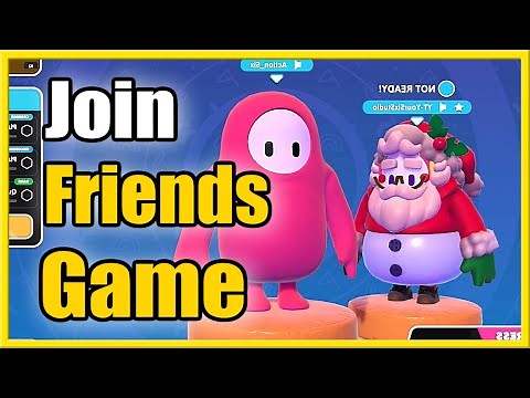 How to Join Friends in FALL GUYS & See Game Invites (Easy Method)