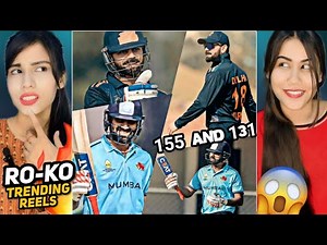 RO-KO Angry Mode 😍🔥 Legends Doing Legend Things 💯💯 Vijay Hazare Trophy Century Reaction