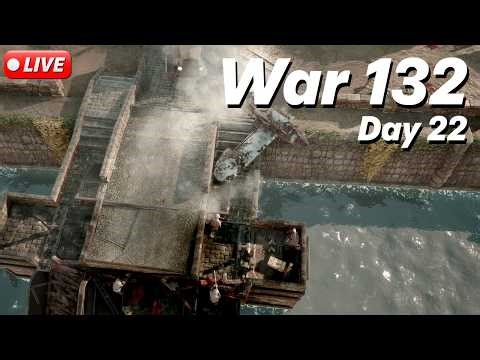 🔴 FOXHOLE AIRBORNE // WAR 132 - DAY 22 // WARDEN FRONTLINE // LIVE GAMEPLAY