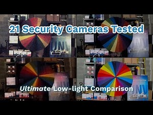 Testing Low-light Performance of Uniview Security Cameras (ranked from worst to best)