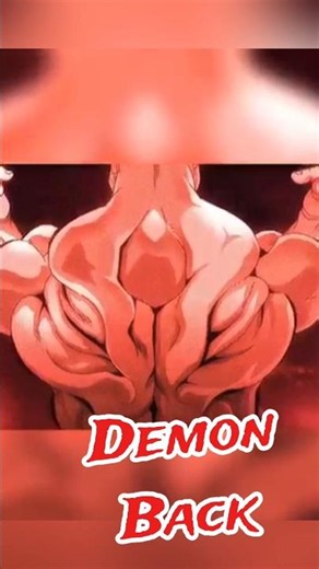 Why Baki First Time Unlock Demon Back 🥶!! #anime #baki