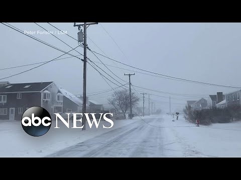 Powerful nor’easter pummels East Coast