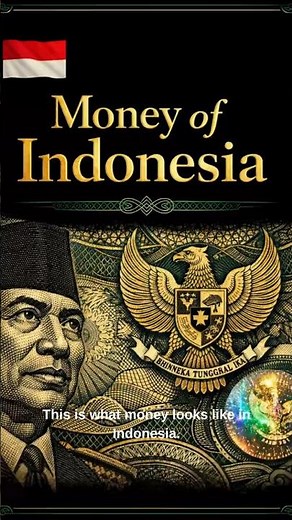 This Is What Money Looks Like in Indonesia 🇮🇩! #currency #viral