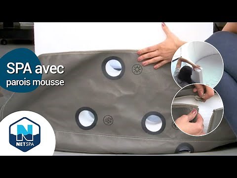 Tuto installation complète SPA à parois en mousse Vita Premium de NetSpa 4/6 places
