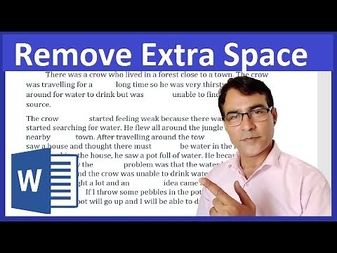 Remove Extra Spaces in MS Word | MS word space remove between words