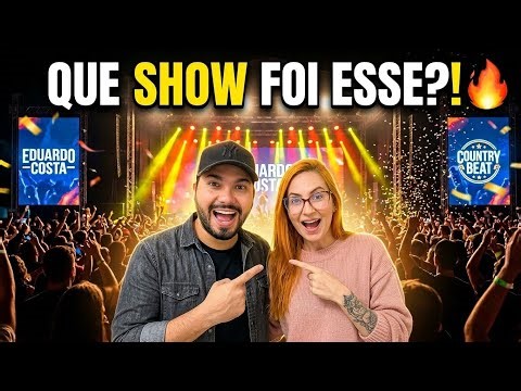 SHOW DO Eduardo Costa + Country Beat 🤠🔥 | VLOG EM CASTRO PR
