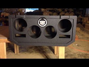 Cadillac Escalade EXT Midgate Replace 4 12" JL Audio W6 Subwoofer Box