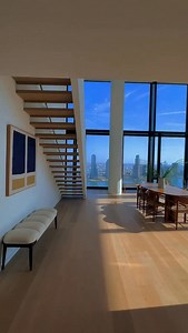 two floors of pure light with endless river views ✨ #fblifestyle #nyc #apartmenttour #luxuryhomes | Osha Waiters