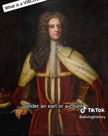What is a VISCOUNT? The fourth ranking in the aristocracy. #history #historytime #historydaily #historyfacts #dailyhistory #britishhistory #learnwithtiktok #learnontiktok #queenelizabeth #viscountess #viscountbridgerton #princessdiana #earlspencer #viscount