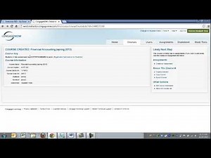 CengageNow for Instructors: Creating a Course