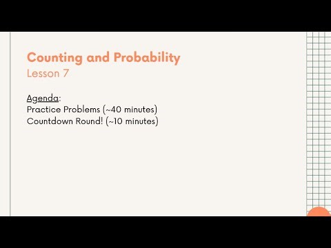 MATHCOUNTS Counting Lesson 7
