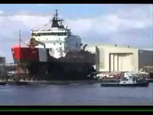 Спуск корабля на воду