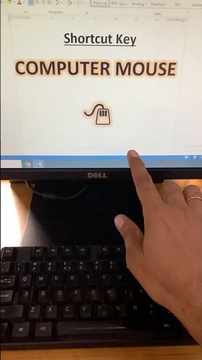 Computer Mouse Symbol Shortcut Key #shorts #mouse #msword #computer