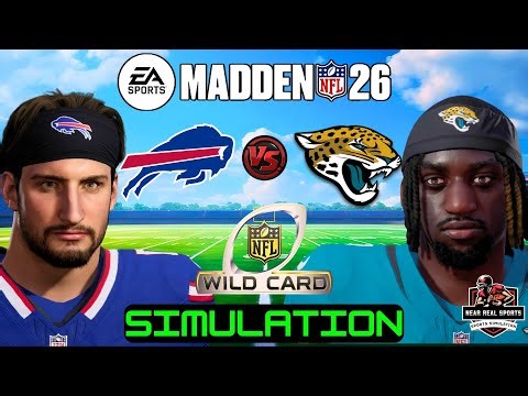 BILLS vs JAGUARS | NFL PLAYOFFS | MADDEN 26 PREDICTIONS