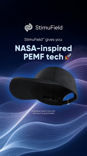 PEMF technology wasn’t born in a lab for cosmetics, it was pioneered by NASA to help protect astronauts’ muscles and bones. Now, that same breakthrough powers the StimuField™ Cap to support follicle health here on Earth for stronger, thicker, healthier hair. | StimuField