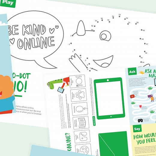 Have you talked to your children about online safety? Meet Techosaurus to help guide the conversation. Order now and support NSPCC | NSPCC
