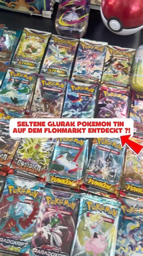 SELTENE Pokemon Booster Tin auf dem Flohmarkt ENTDECKT ?!