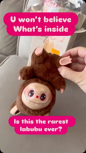 CuddleSquads on Instagram: "Is it the rarest #labubu ever? U won’t believe what’s inside! #labubuhaveaseat #labubuviral #lafufu #labubuofinstagram #labubumacaron"