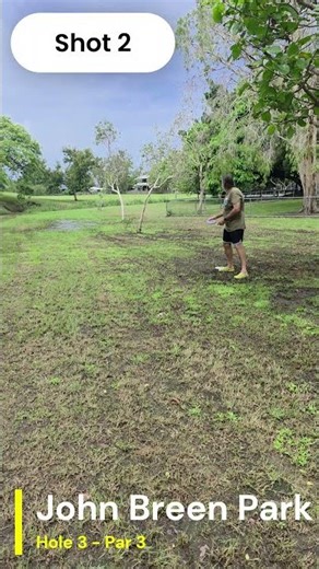 Disc Golf Practice - John Breen Park - Hole 3: Par 3 #discgolf #growthesport #sportshorts