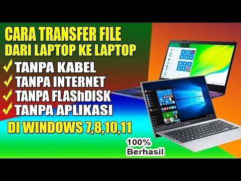 How to transfer data from laptop to laptop without a data cable