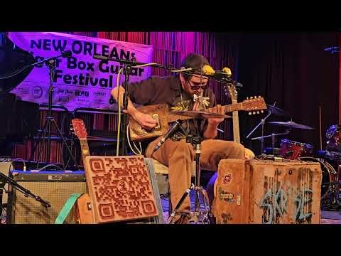 Skribe Performing At The 2026 New Orleans Cigar Box Guitar Festival
