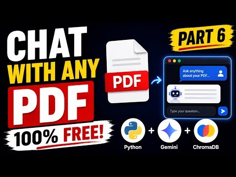 Build Your Own ChatPDF APP with Python, Gemini & ChromaDB (100% Free)