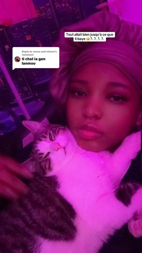 Replying to @sasoo and nelson #granfanm kijan nous fè pa renmen chat 🙂bann assasin