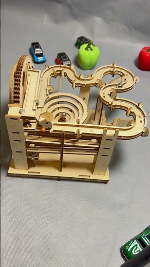 Wooden Marble Run Machine | Satisfying Gear Puzzle ASMR | DMS SatisfyMe"