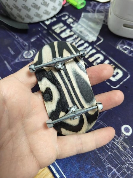 50mm Wide Fingerboard Complete Setup With Custom 3D Printed Box, Handmade Wooden Finger Board Pro XL, Personalized Skater Gift for Men - Etsy