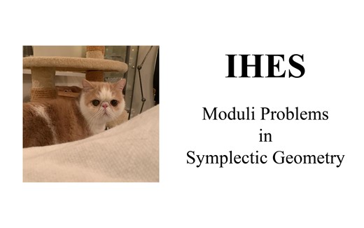[IHES] 2015 Summer School on Moduli Problems in Symplectic Geometry