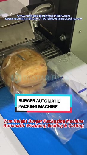 Automatic Burger Packing Machine with Inflation Function