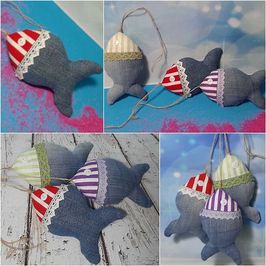 Ciao buongiorno!! Viva l'estate 🏖Realizza tanti pesciolini colorati utilizzando ritagli di un vecchio jeans 🥰♻️segui il tutorial di Maria Mancini e buon divertimento con I nostri video ❤ | CreativeMamy