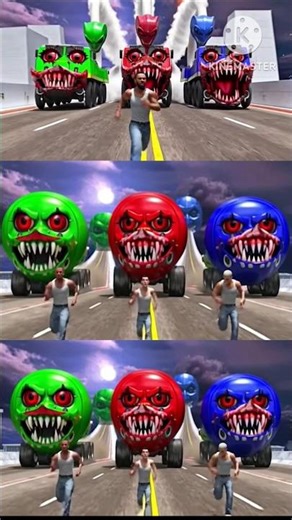 Alien 👽 Train 🚂 Ghost 👻 Monster 💀 attack Franklin 😭 Family 😱#ghost #dinostory