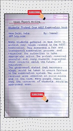 News Report Writing | Report Writing Class 10 | How to Write a Report |