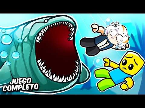 BECOMING THE BIGGEST SHARK COMPLETE (BE A SHARK ROBLOX)