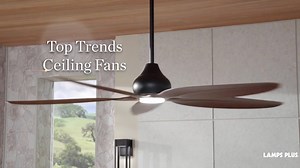 A fresh breeze never looked so chic 💫 Discover the latest trends in modern ceiling fans, from warm wooden designs to sleek faceted blades - and beyond! #myLampsPlus Shop ceiling fans: https://bit.ly/42w3WNh | Lamps Plus