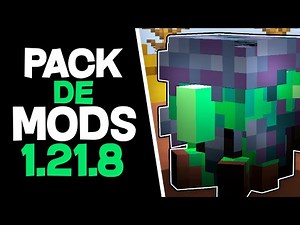 PACK DE MODS para MINECRAFT 1.21.8 con 40 MODS 📦 Fabric
