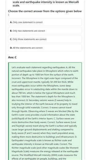 Measurement of earthquakes: Magnitude Richter, Moment and Intensity Mercalli scales