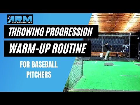 Full Baseball Pitching Throwing Progression And Bullpen Routine