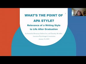 What’s the Point of APA Style? Relevance of a Writing Style to Life After Graduation